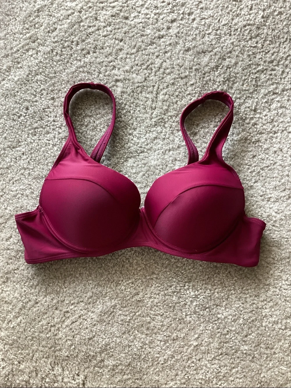 Women's Magenta Push-Up Bikini Top - see all photos - XXL